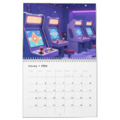 Retro Gaming 2026 Calendar Kalender (Jan 2026)