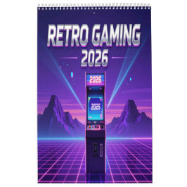 Retro Gaming 2026 Calendar Kalender