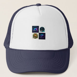 Retro Gaming Badges Trucker Hoed | Gamer Snapback Pet