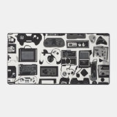 Retro Gaming Gadget Collage Mouse Pad (Recto)