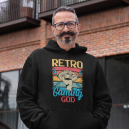 Retro Gaming God - Videospel Hoodie