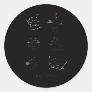 Retro Gaming Kawaii Videogame Google Kupo Gamer 3 Ronde Sticker