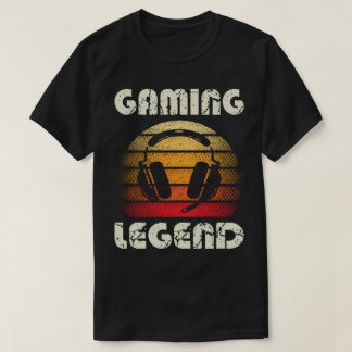 Retro Gaming Legend Design T-shirt