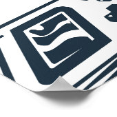 Retro gaming patroon. poster (Hoek)