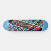Retro gaming revival skateboard (Horizontaal)