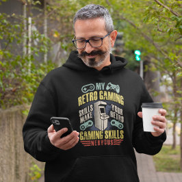 Retro Gaming Skills Flex -  Gamer Hoodie