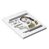 Retro Gamma Geschenken Notitieblok (Schuin)