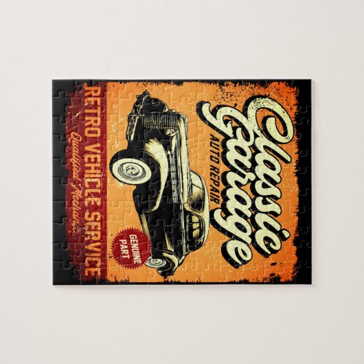 RETRO | GARAGE CLASSIQUE | PUZZLE (Horizontal)