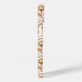 Retro Garden Pink Floral Pattern Case-Mate iPhone Case (Achterkant / Rechts)