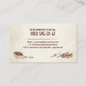  Retro Gardening Visitekaartje (Achterkant)