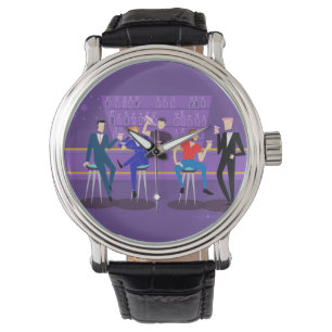 Retro Gay Bar Horloge
