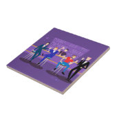 Retro Gay Bar keramische tegels Tegeltje (Zijkant)