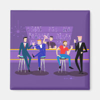 Retro Gay Bar Magnet