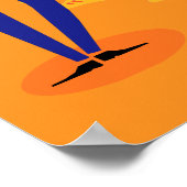 Retro Gay Party Poster (met hond) (Hoek)