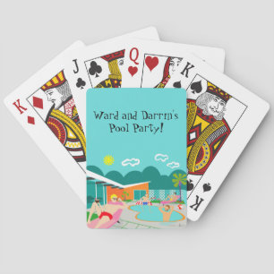 Retro Gay Pool Party-speelkaarten Speelkaarten