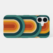 Retro Gebogen Bogen iPhone 16 Hoesje (Achterkant horizontaal)