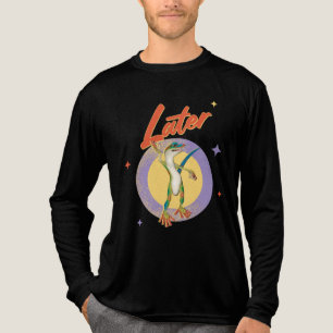 Retro Gecko Later Luie Dag Humor Tri-Blend Shirt