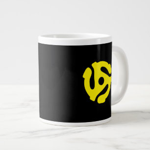 Retro Geel 45 voorzetkamer DJ Jumbo Mok