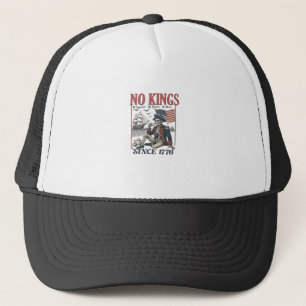 Retro Geen Koningen Sinds 1776 Koningen Afwijzen K Trucker Pet
