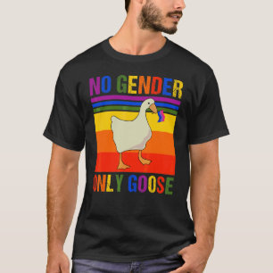 Retro Geen sekse alleen Goose Bisexual Flag L T-shirt