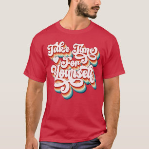 Retro geestelijke gezondheid 47 t-shirt