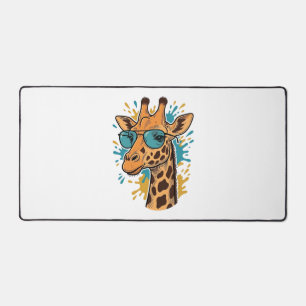 Retro Gegraveerde Coole Giraffe Zonnebril Shirt De Bureaumat