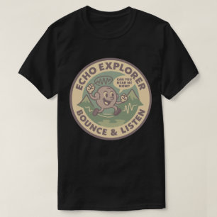Retro gehoorverkenner plezier t-shirt