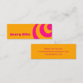 Retro-geïnspireerd Visitekaartje (Voorkant / Achterkant)