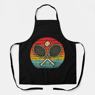 Retro gekruist tennisracket - Sportliefhebber Schort