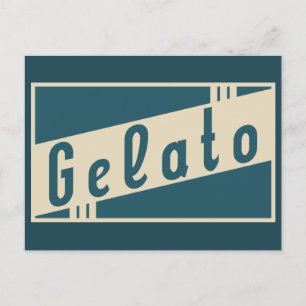 retro gelato briefkaart