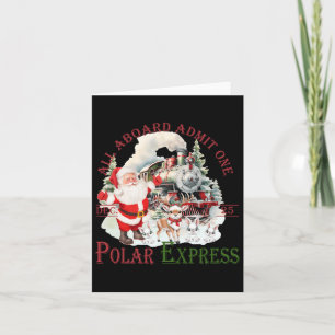 Retro Geloof Trein Noordpool Polar Express Allemaa Kaart