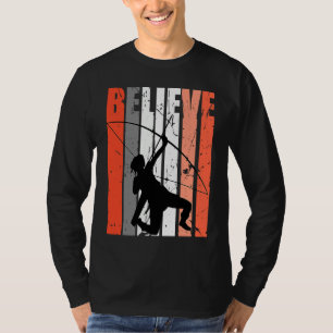 Retro Geloven Boogschieten Boogschutter Boog Pijl T-shirt