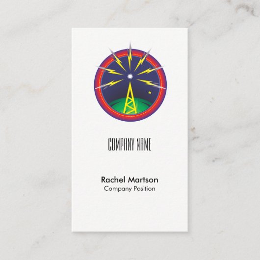 Retro Geluid Visitekaartje (Voorkant)