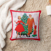 RETRO GELUKKIG KERST KOPPEL KUSSEN (Deken)