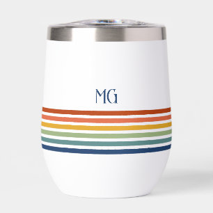 Retro gemarkeerde minimalistische strepen