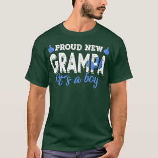 Retro Gender onthullen Nieuwe Grampa Het is een jo T-shirt