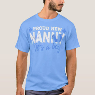Retro Gender onthullen Nieuwe Nanny Het is een jon T-shirt