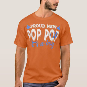 Retro Gender onthullen Proud New Pop Pop Het is ee T-shirt