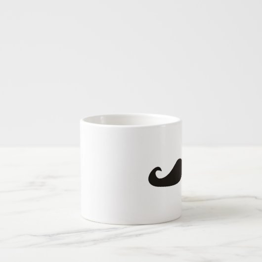 Retro gentelman mustaches hipsters espresso mok (Voorkant)