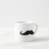 Retro gentelman mustaches hipsters espresso mok (Voorkant rechts)