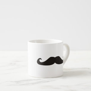 Retro gentelman mustaches hipsters espresso mok