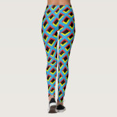 "Retro Geo Pattern" Leggings (Achterkant)