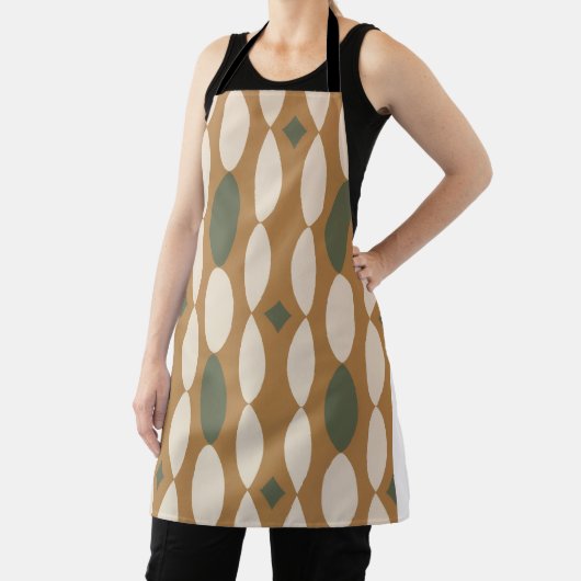 Retro Geometric Apron Schort (Insitu)