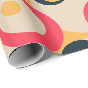 Retro Geometric Artistic Abstract Pattern #10 Cadeaupapier