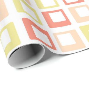 Retro Geometric Artistic Abstract Pattern #18 Cadeaupapier