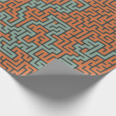 Retro Geometric Artistic Abstract Pattern #30 Cadeaupapier (Hoek)