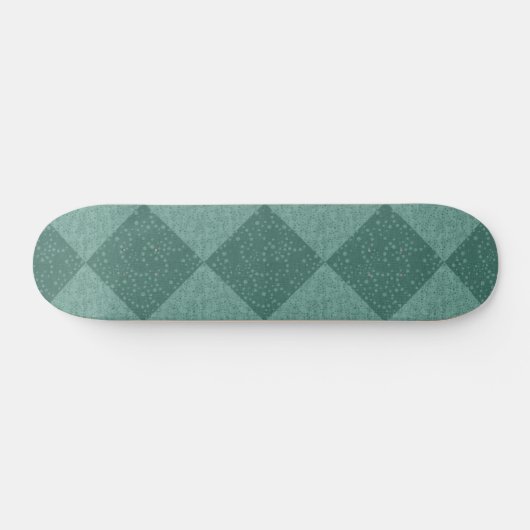 RETRO GEOMETRIC BLUE Skateboard (Horz)