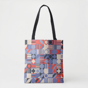 Retro geometric covers set. Bauhaus retro design c Draagtas