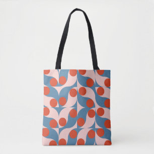 Retro Geometric: Modern Vintage Mosaic. Draagtas