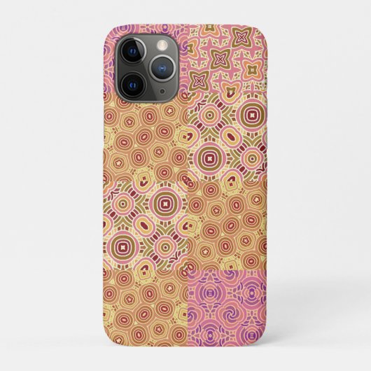 Retro Geometric Patchwork Case-Mate iPhone Case (Achterkant)